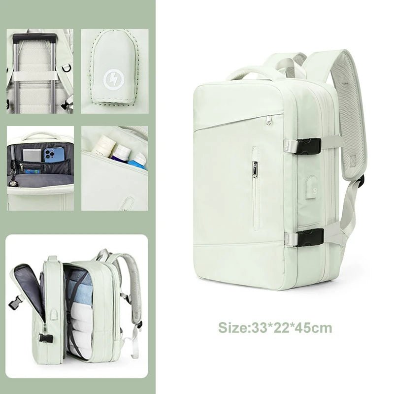 Extendible Travel Backpack Unisex - Tucan Trading