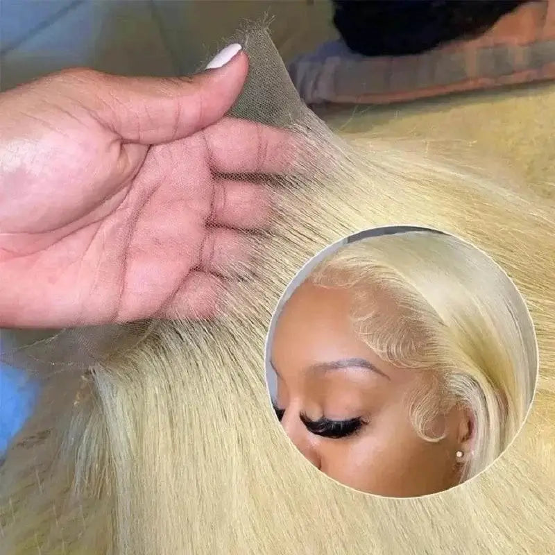 Honey Blonde 13x4 Lace Front Human Hair Wig