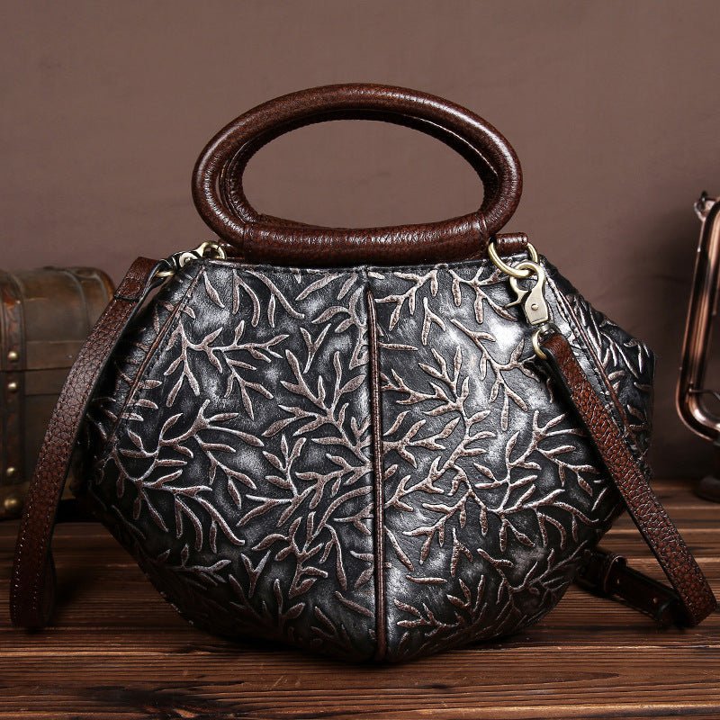 Rubbed retro shoulder bag - Tucan Trading