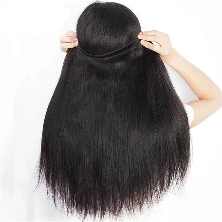 Silky Straight Human Hair Remy Brazilian