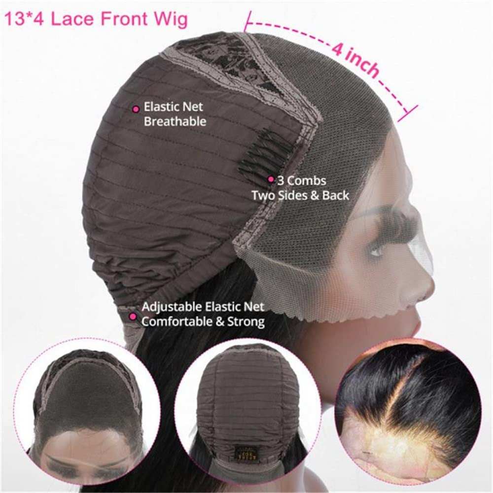 Chocolate Brown 13x4 Lace Front Human Hair Wig