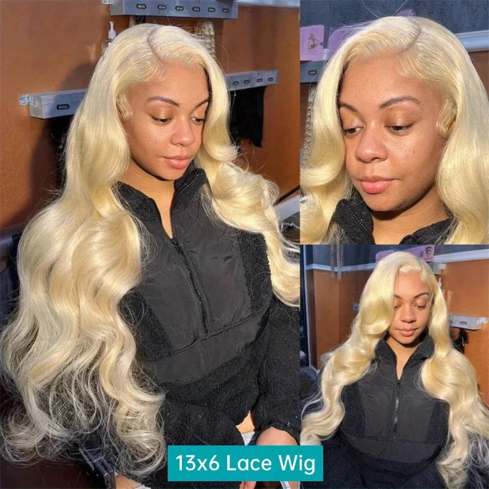 613 Honey Blonde 13x6 Lace Fron Human Hair Wig