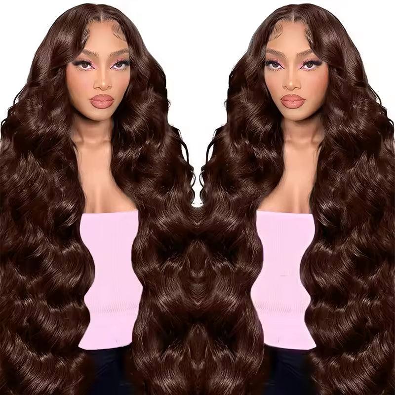 13x4 High-Definition Brown Lace Front Wig