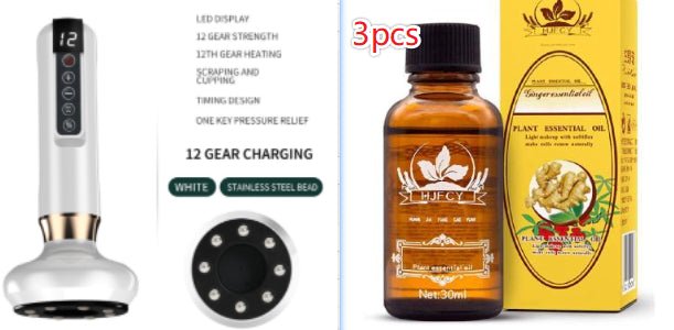 Electric Vacuum Cupping Gua Sha Massager - Tucan Trading