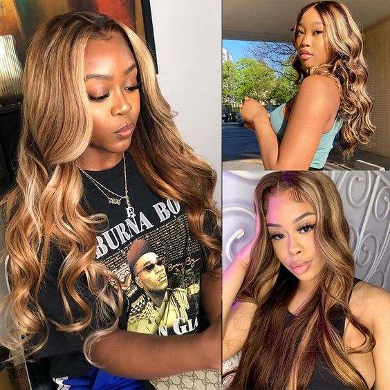 Human Hair Wig P427 Body Wave Density