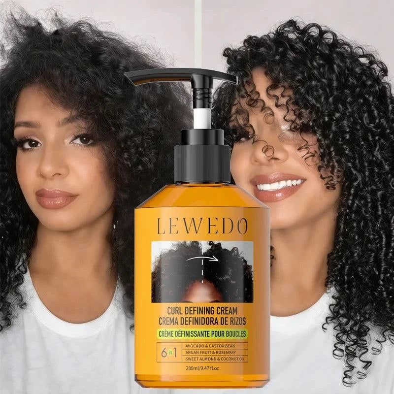 280ml Moisturizing Hair Styling Cream with Black Castor Oil