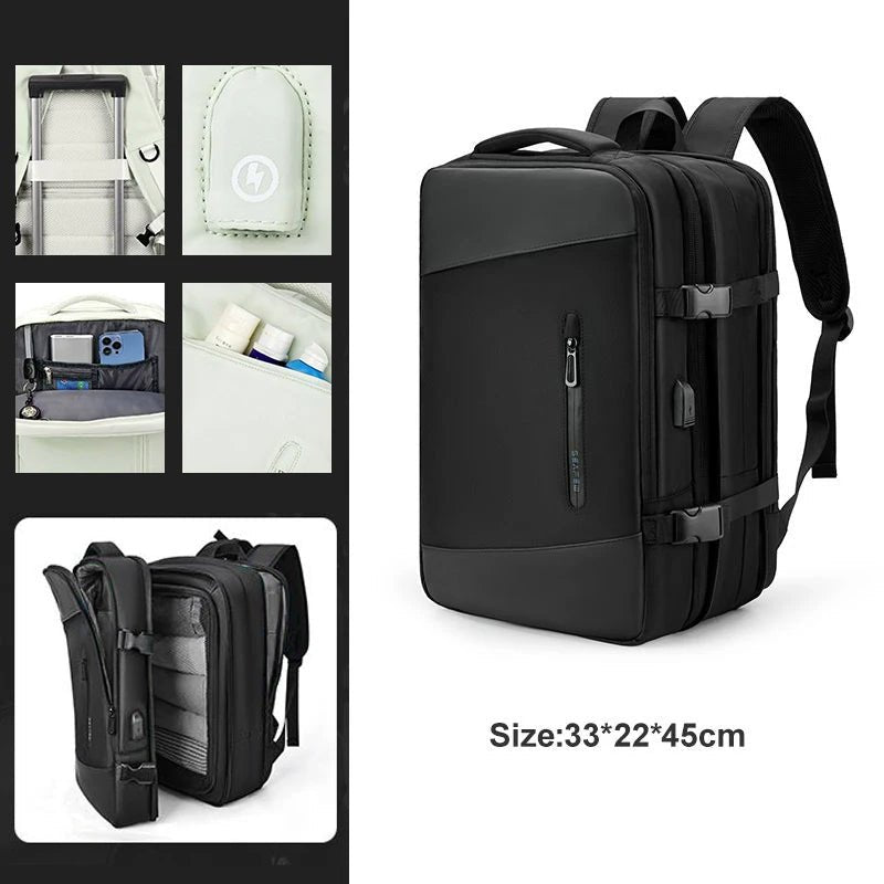 Extendible Travel Backpack Unisex - Tucan Trading