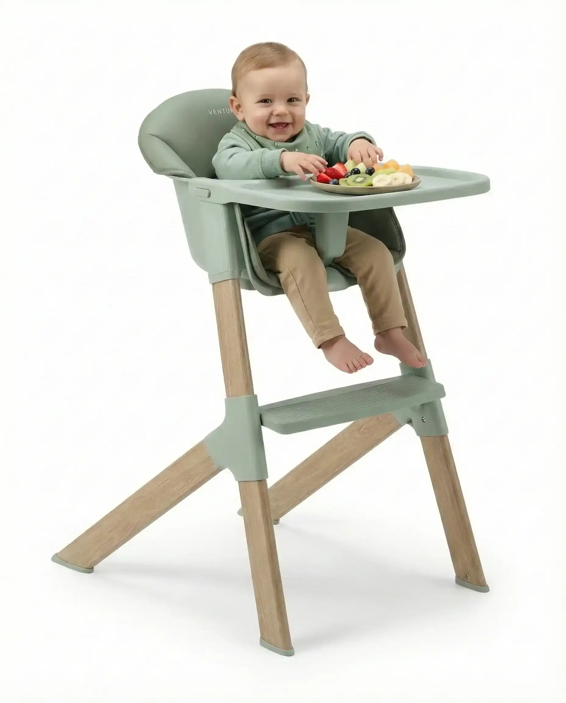 MICO Baby & Toddler Highchair - Green - Tucan Trading
