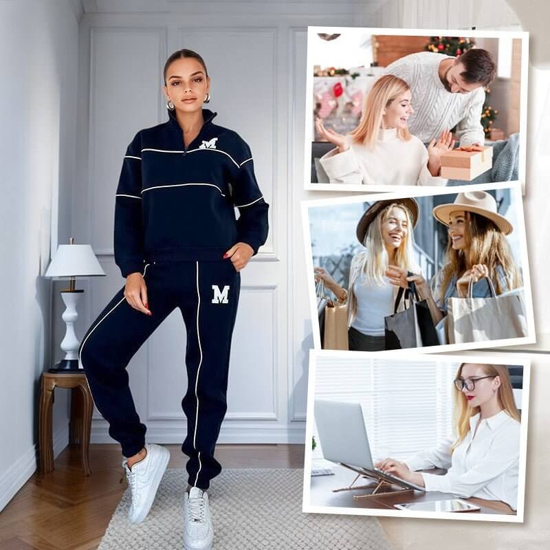 Oversized Pullover And Sweatpants Set | Women’s Casual Tracksuit Set - Tucan Trading