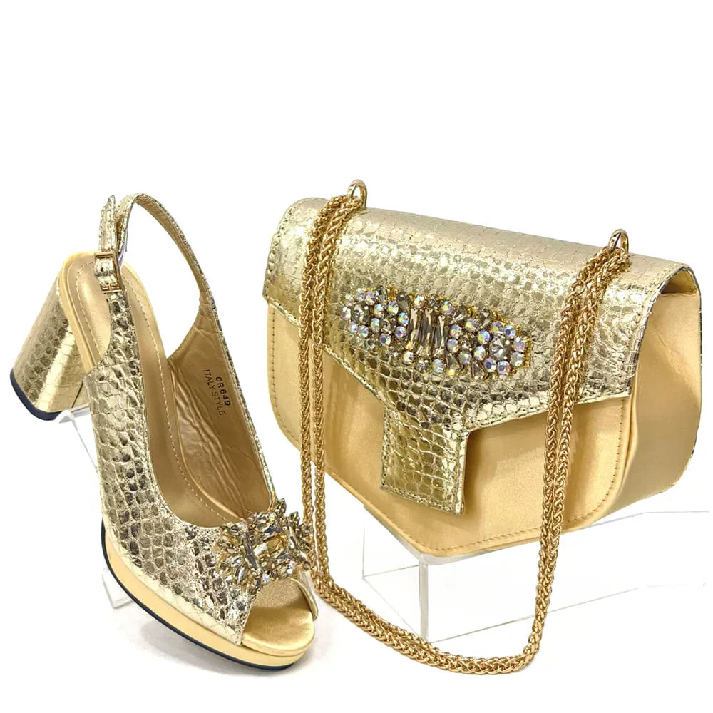 Italian Rhinestone Decoration Women&