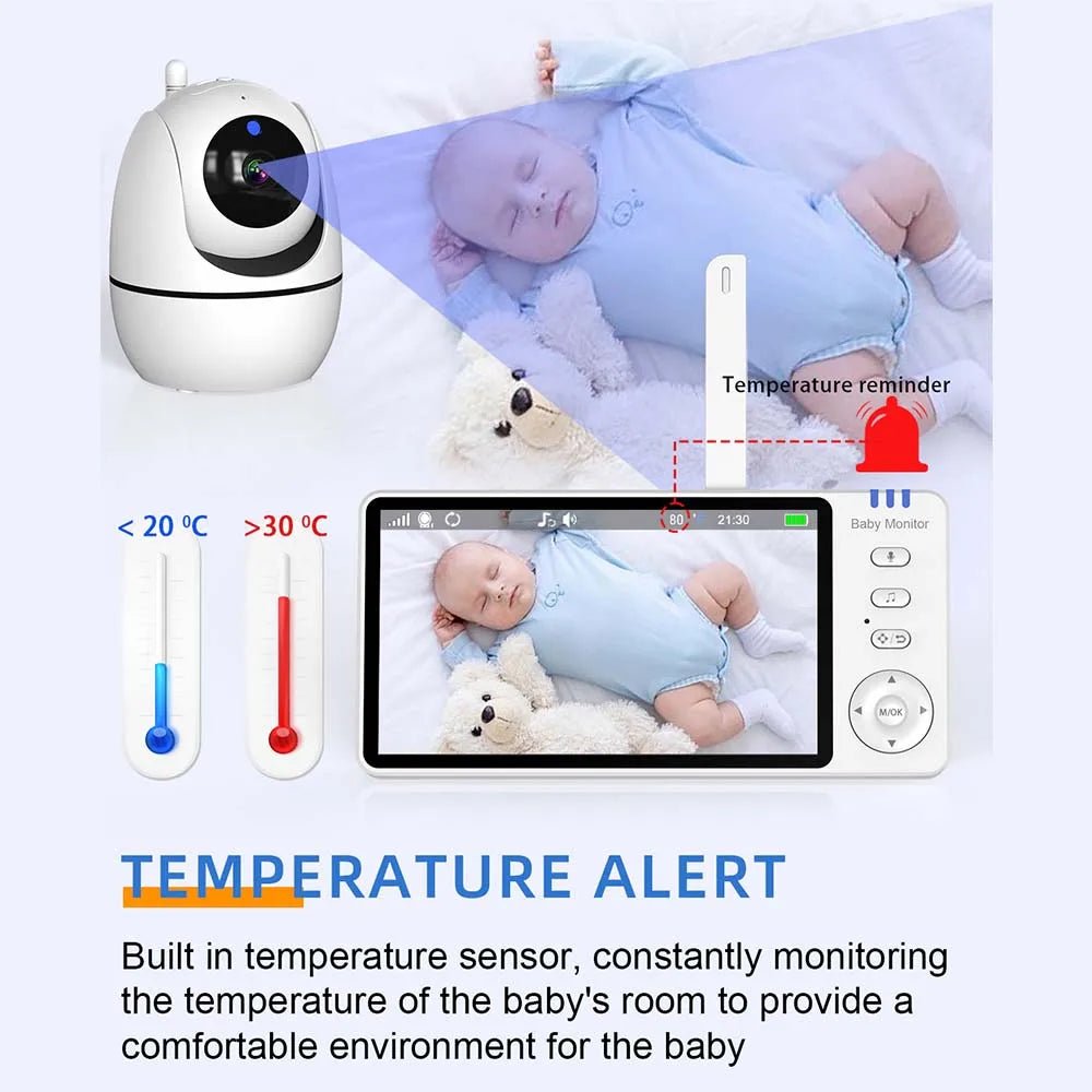 5 Inch Video Baby Monitor With Camera and speaker - Tucan Trading