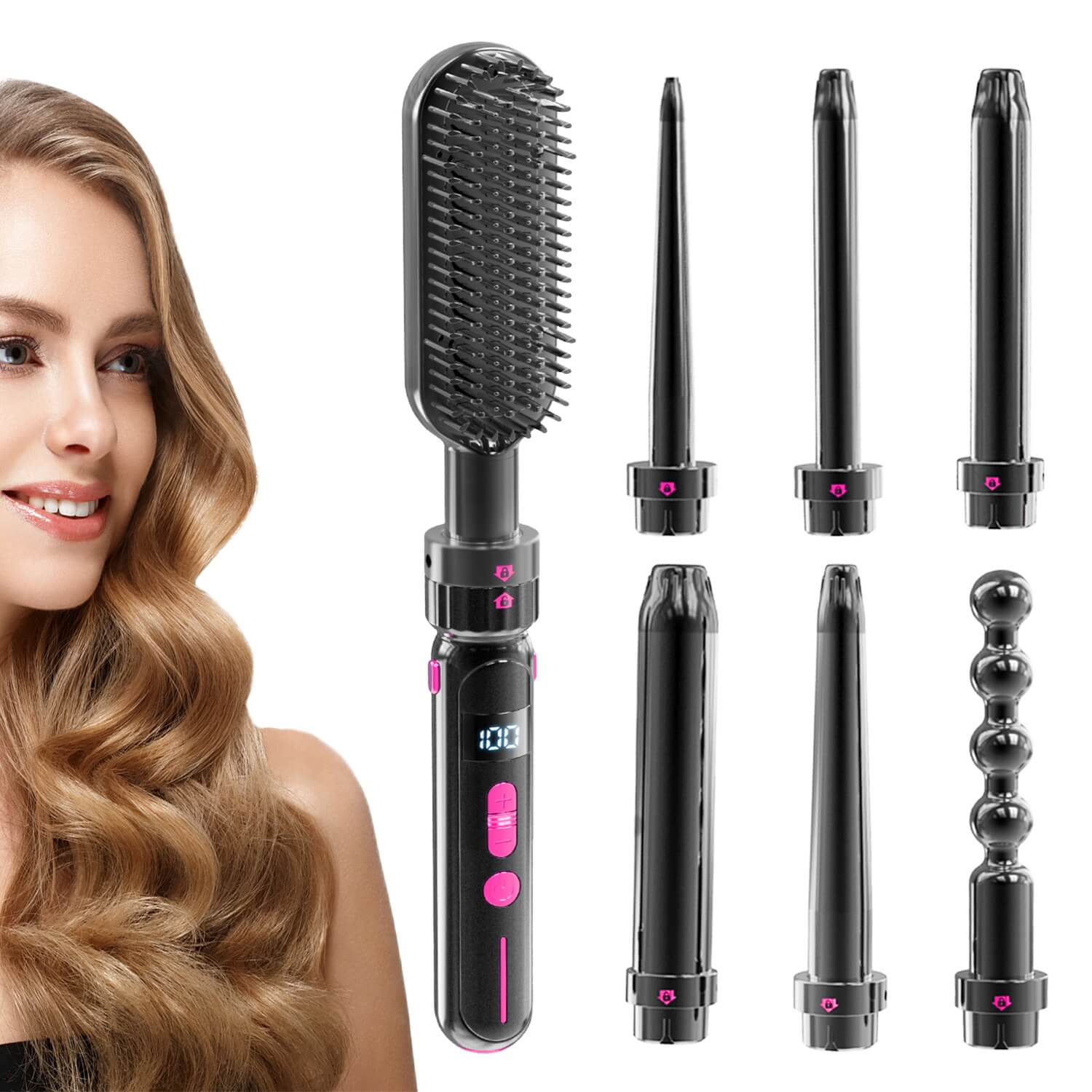 Safest Curling Wand For Beginners | Automatic Rotating Curling Wand