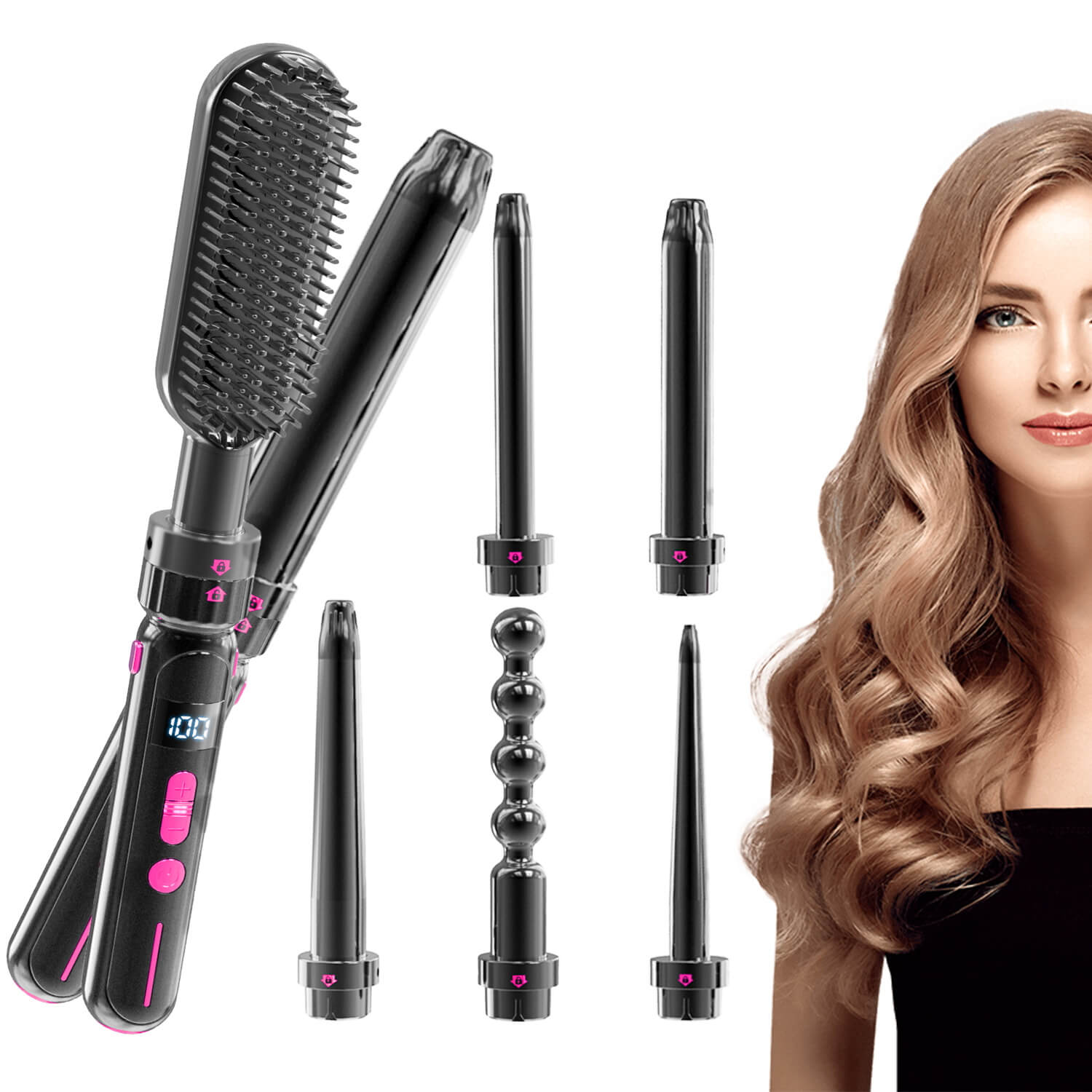 Safest Curling Wand For Beginners | Automatic Rotating Curling Wand