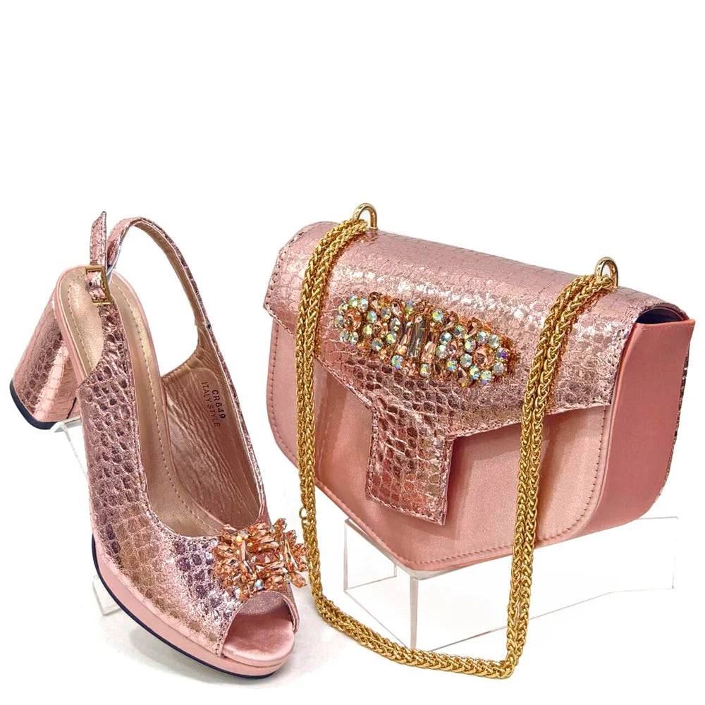 Italian Rhinestone Decoration Women&