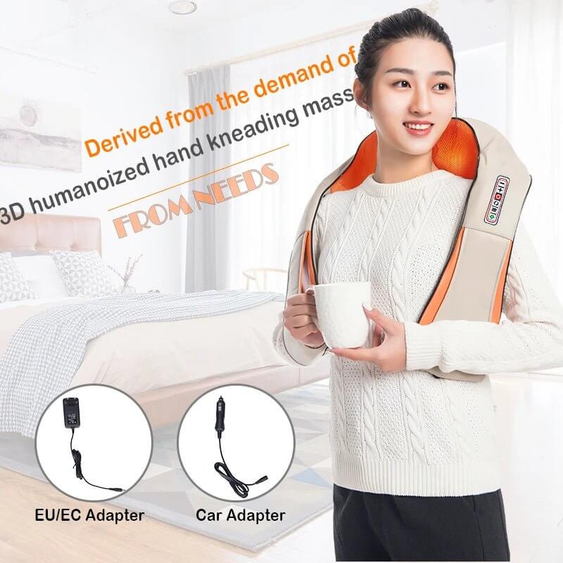 U Shaped Shiatsu Neck Massager | Back And Neck Massager with Heat