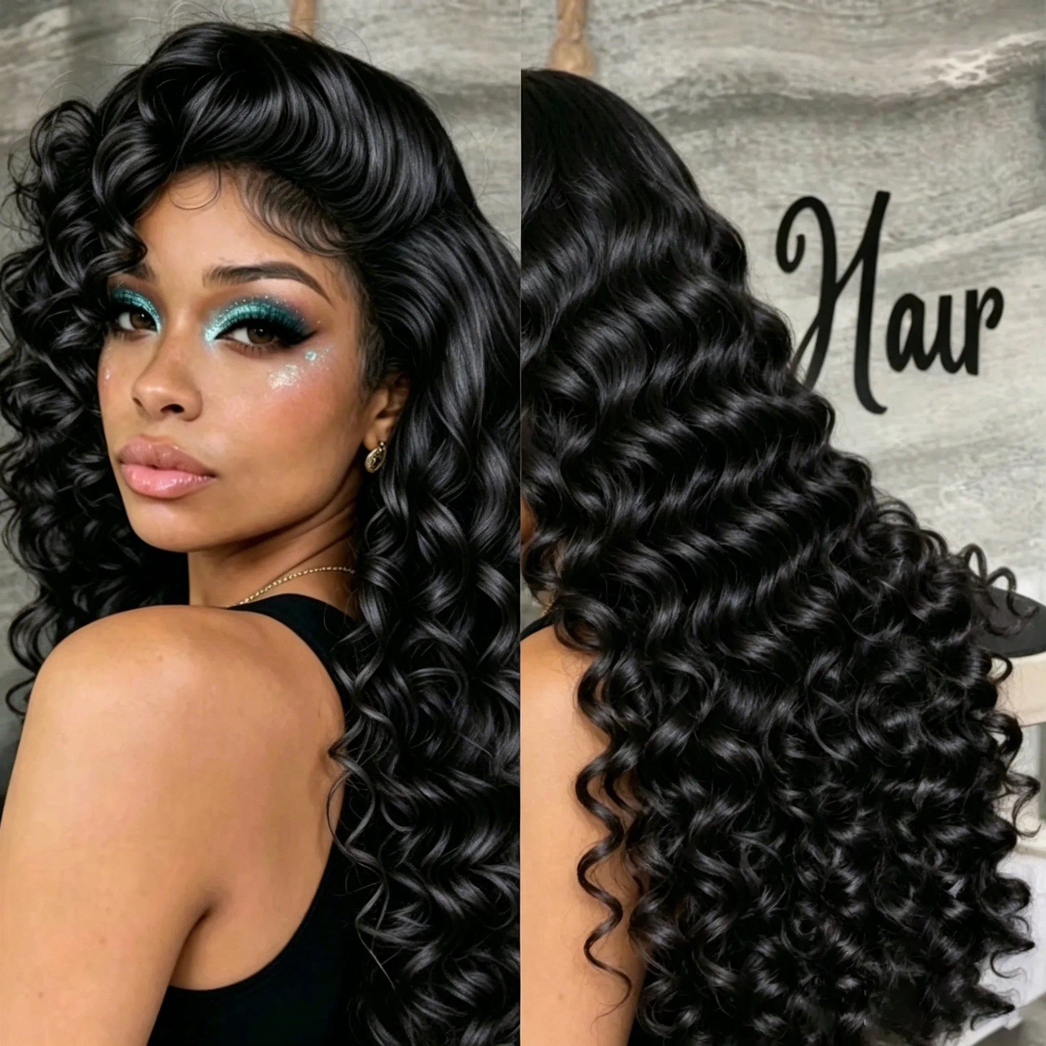 13x6 HD 38 42 Inch 200% Loose Deep Wave Curly Lace Front Human Hair Wigs 13x4 Lace Frontal Raw Brazilian Remy Hair Wig