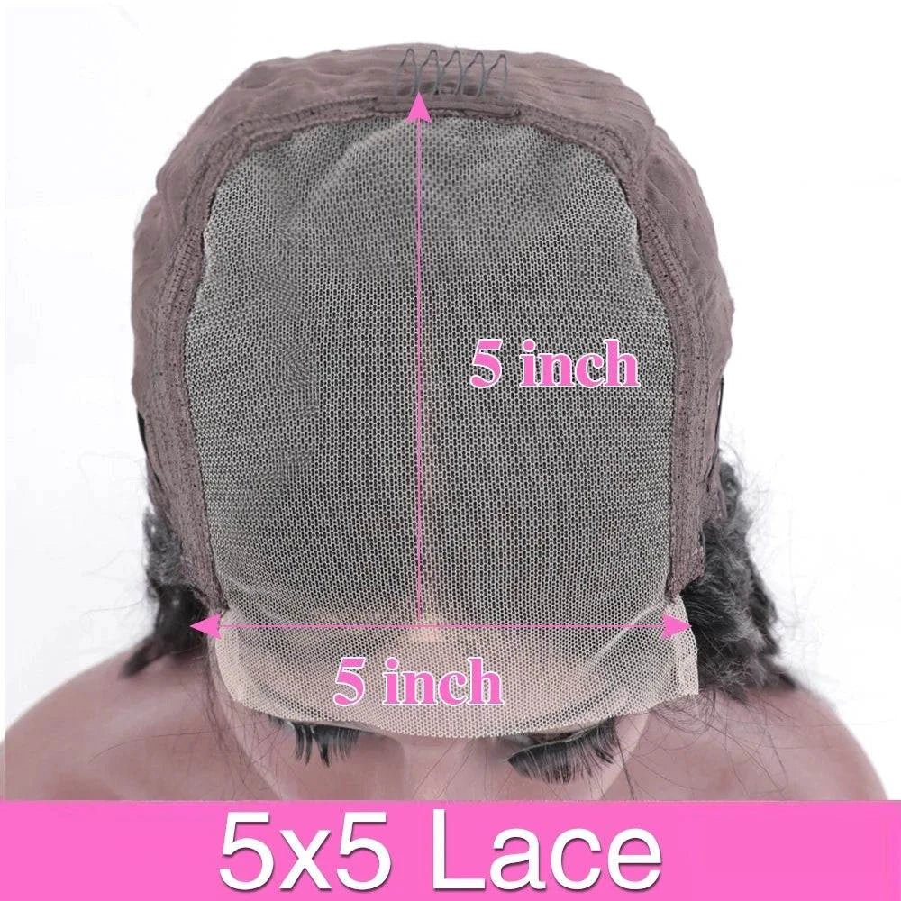 Deep Wave Human Hair Wig 13x4 Lace Front Wig For Women