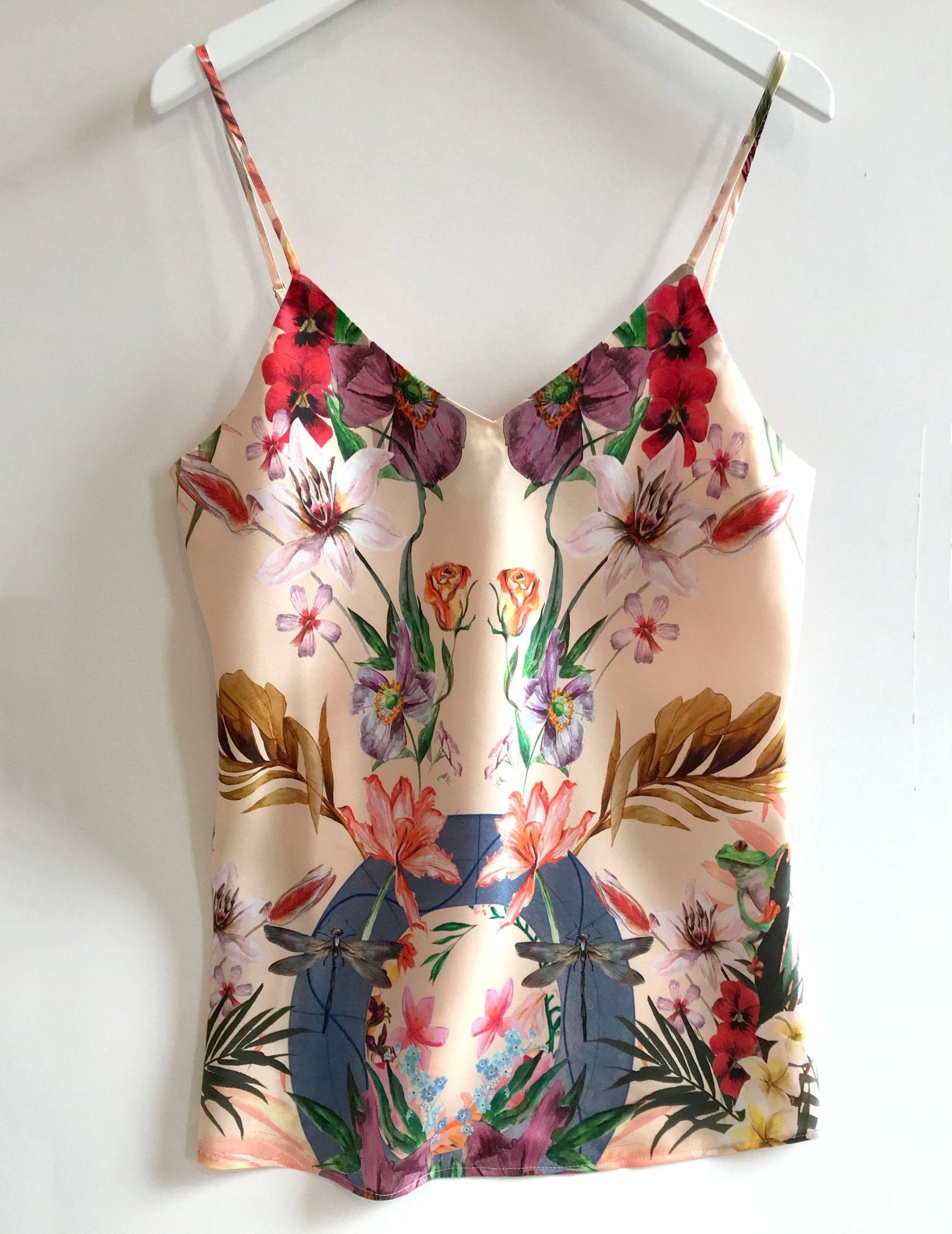Silk Pyjamas - Set Cami and Shorts in &