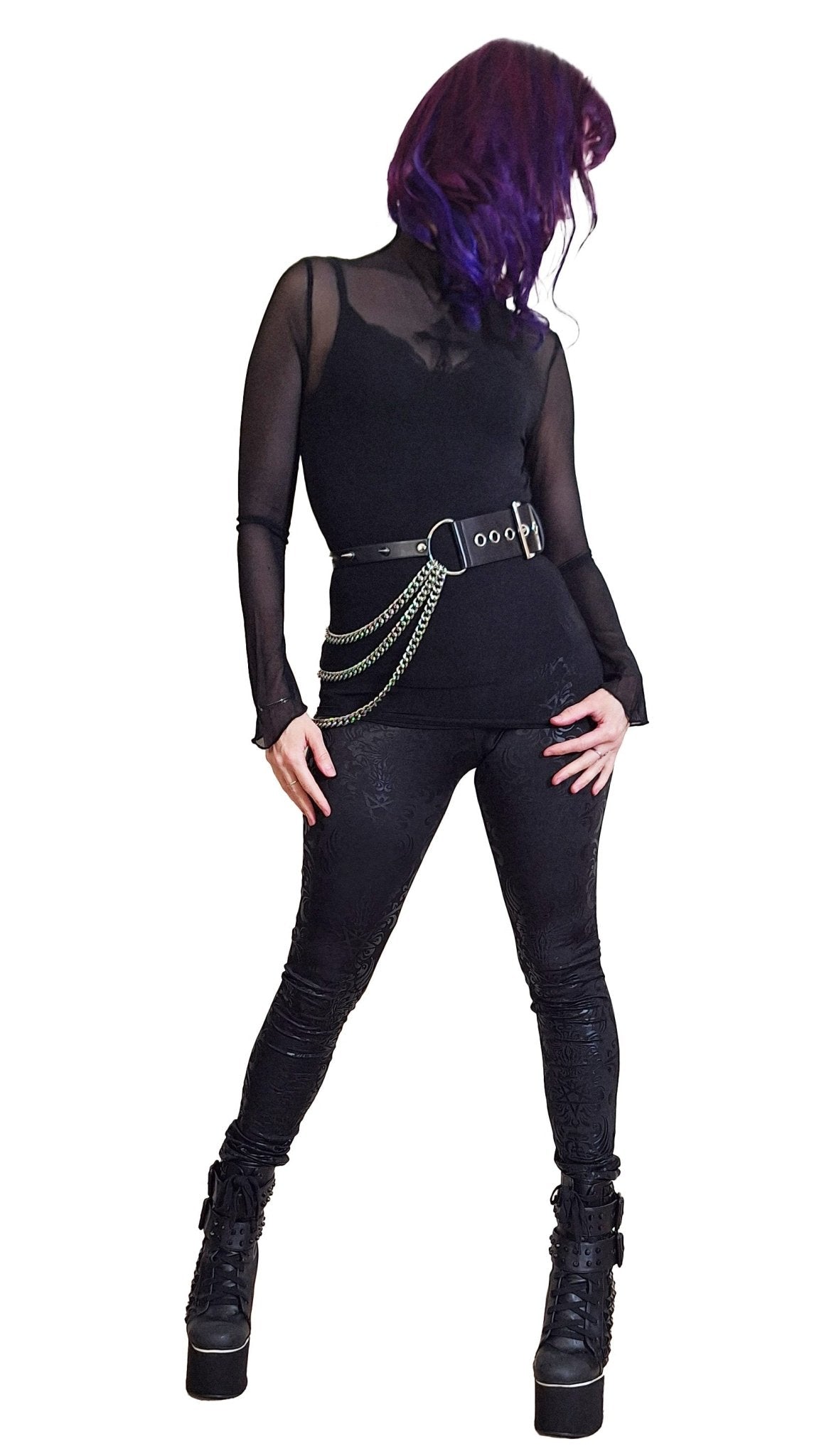 Necessary Evil Nyx Asymmetric Chain Belt - Tucan Trading
