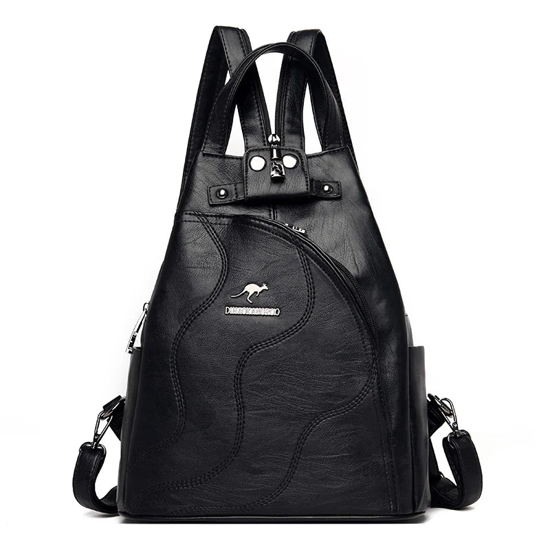 Women Leather Mini Backpack – Stylish &amp; Multi - Function - Tucan Trading