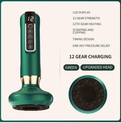 Electric Vacuum Cupping Gua Sha Massager - Tucan Trading