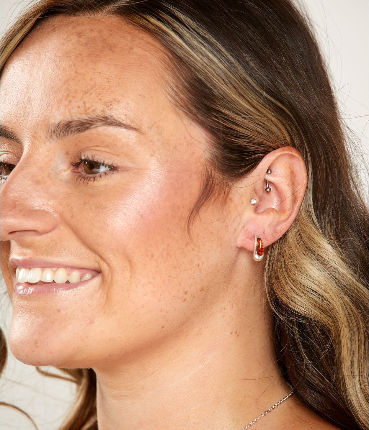 Teardrop Amber Earrings - Tucan Trading