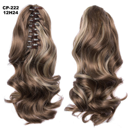 Long Wave Ponytail Wrap Around Ponytail Clip In Hair - Tucan Trading