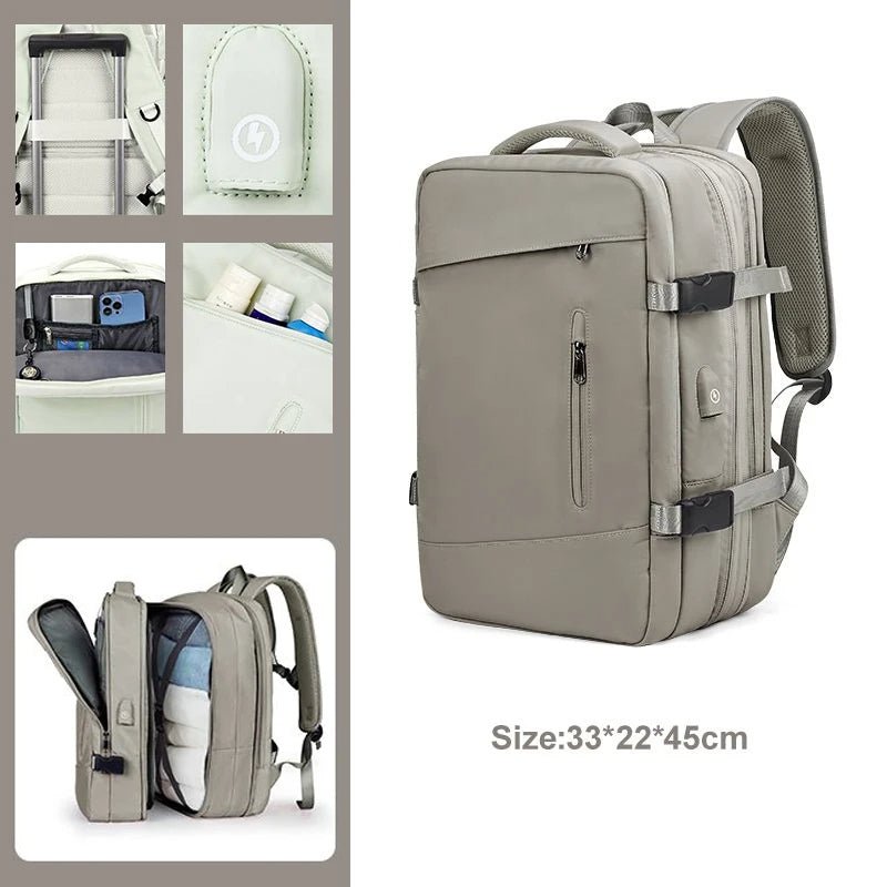 Extendible Travel Backpack Unisex - Tucan Trading