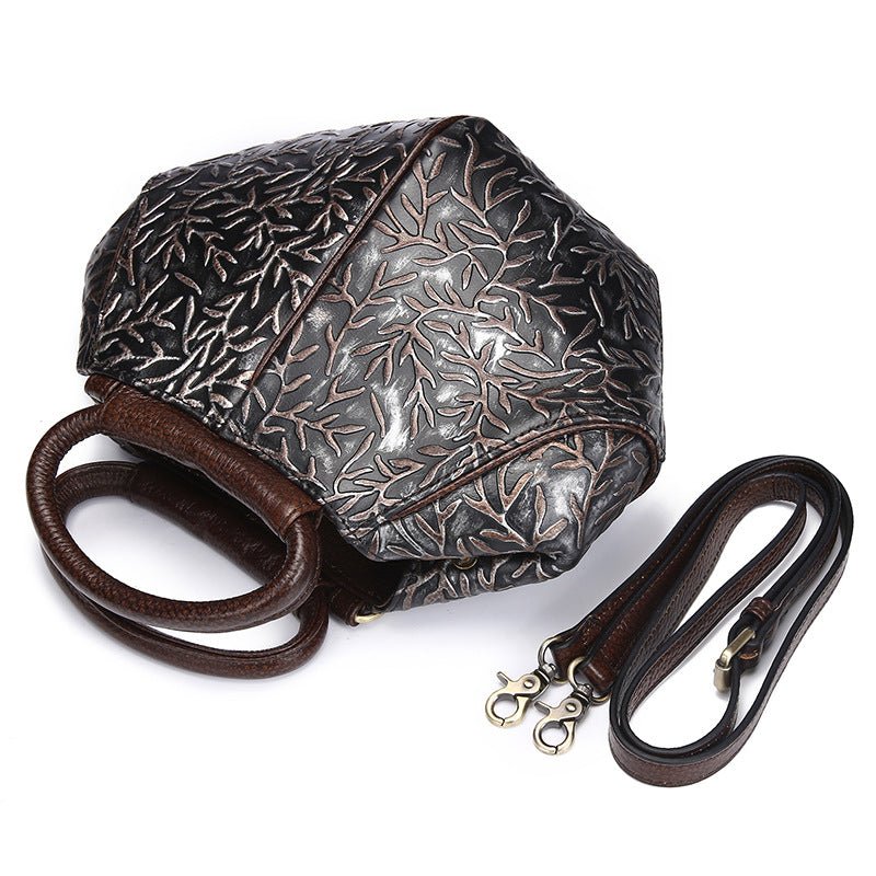Rubbed retro shoulder bag - Tucan Trading