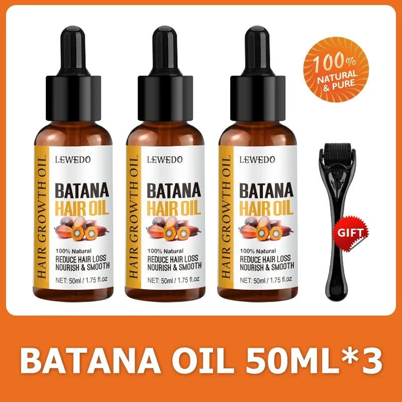 Lewedo Naturals Batana Oil Fast Hair Growth Oil for Men Women