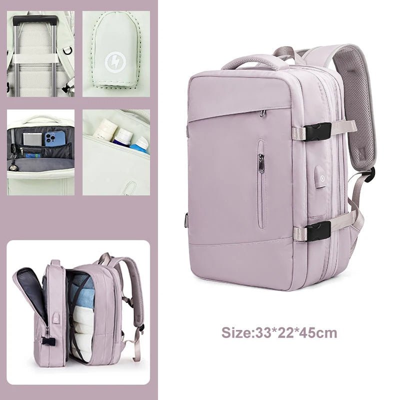 Extendible Travel Backpack Unisex - Tucan Trading