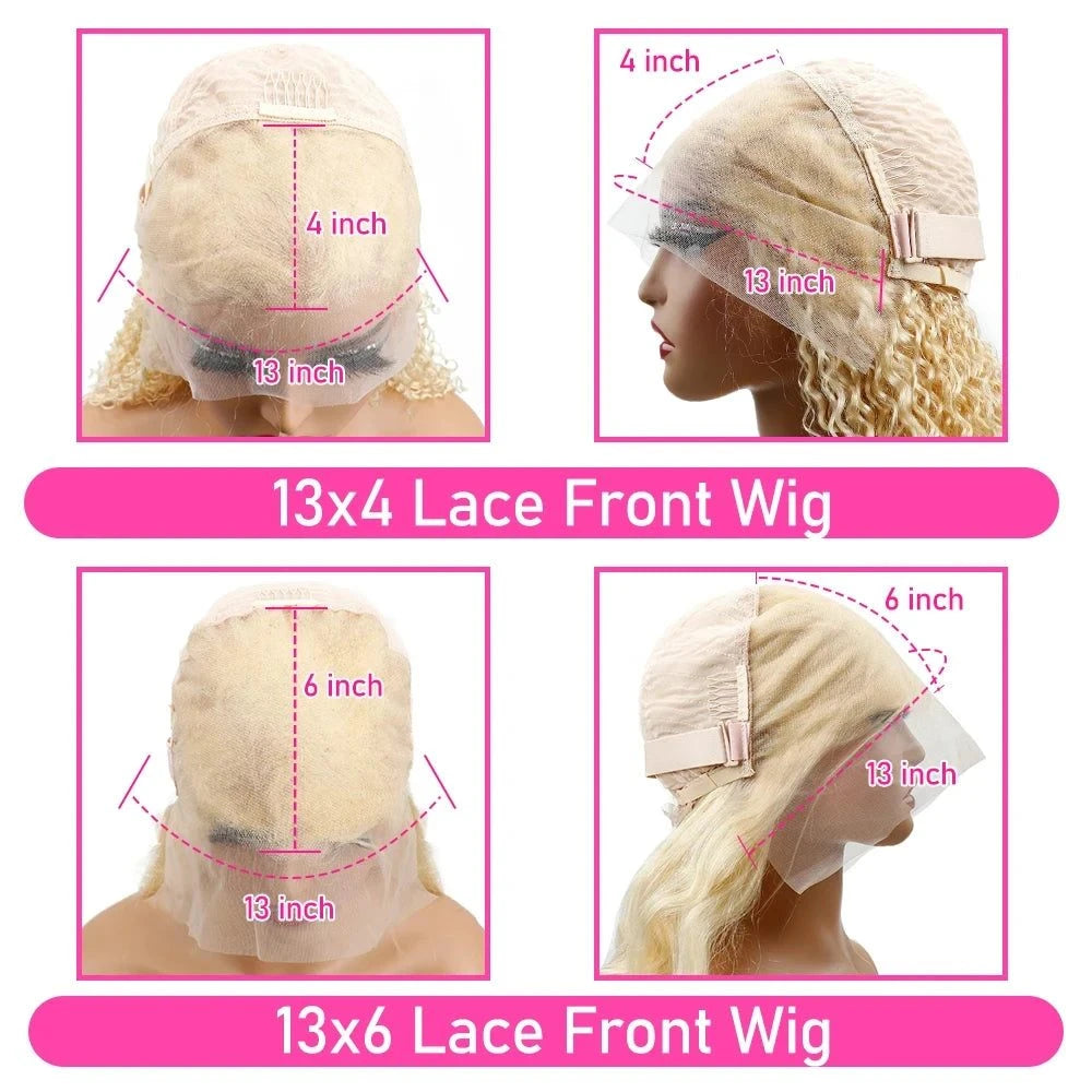 13x6 HD Transparent Lace Front Human Hair Wig