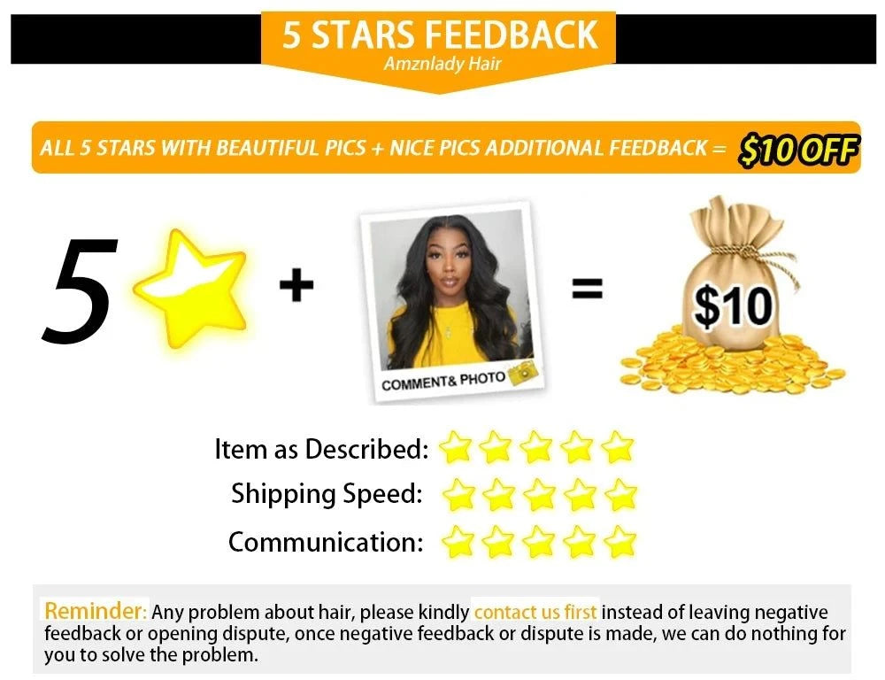 13x6 HD Transparent Lace Front Human Hair Wig