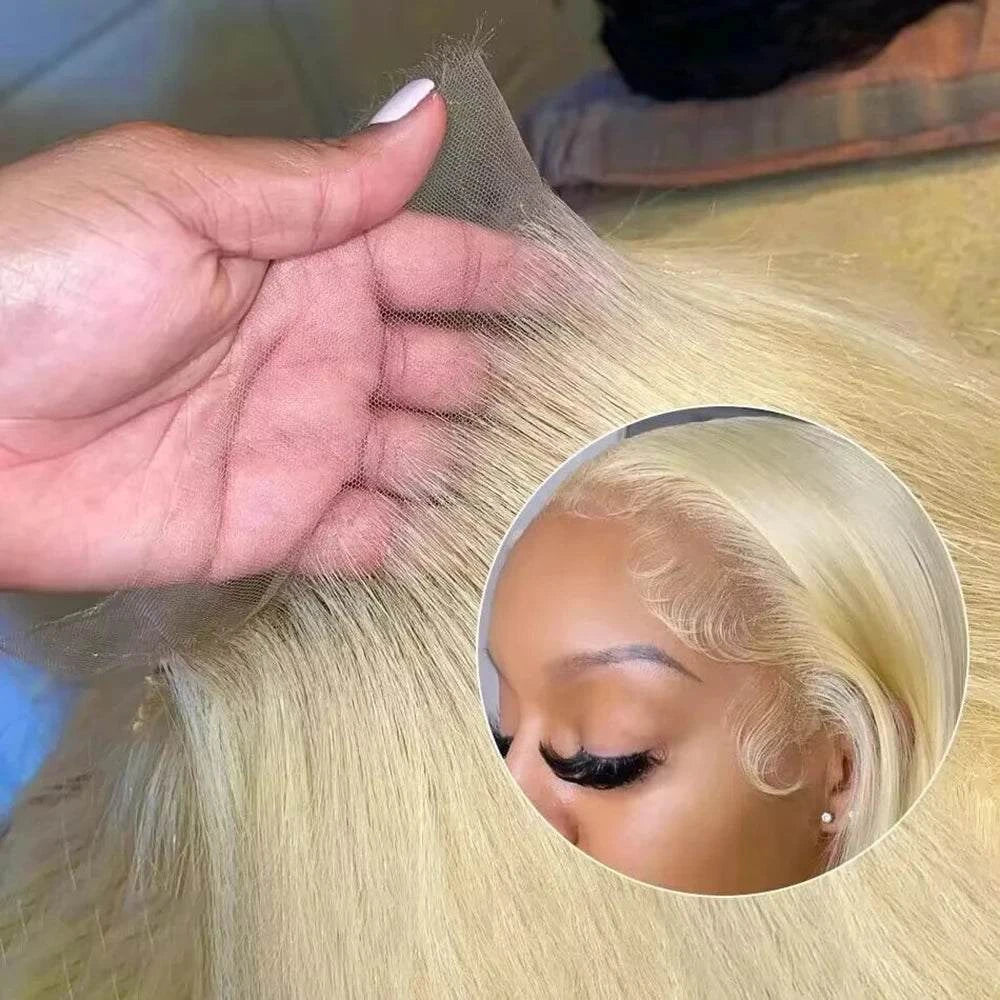 13x6 HD Transparent Lace Front Human Hair Wig
