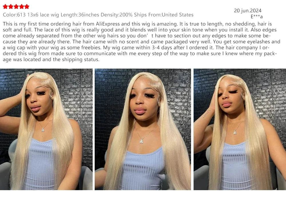 13x6 HD Transparent Lace Front Human Hair Wig
