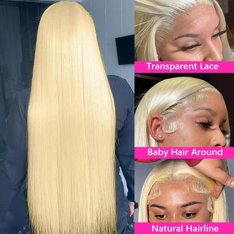 13x6 HD Transparent Lace Front Human Hair Wig