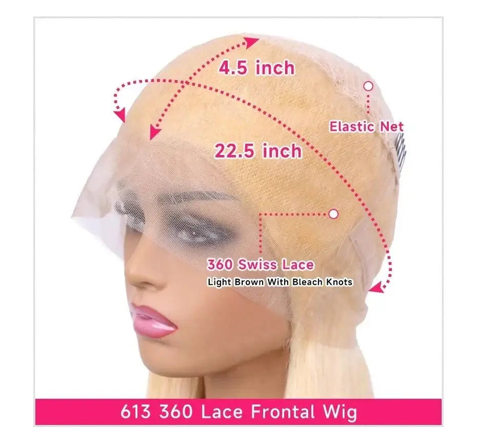 Honey Blonde 13x4 Lace Front Human Hair Wig