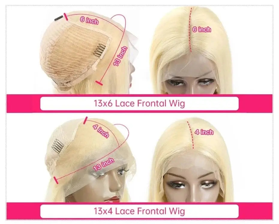 Honey Blonde 13x4 Lace Front Human Hair Wig