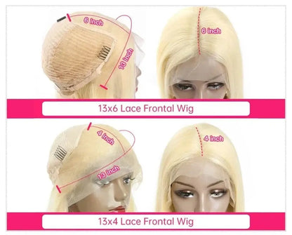 Honey Blonde 13x4 Lace Front Human Hair Wig