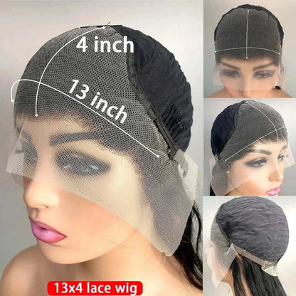 44 inch curly lace frontal wig