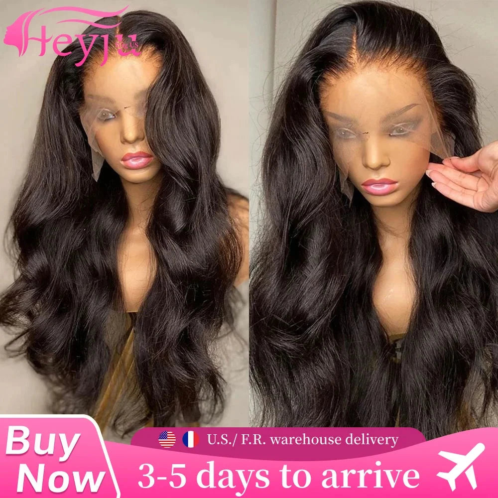 Heyju 13x6 HD Lace Frontal Lace Front Brazilian Human Hair Wig