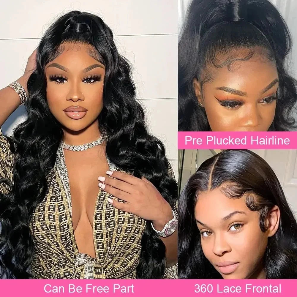 Heyju 13x6 HD Lace Frontal Lace Front Brazilian Human Hair Wig