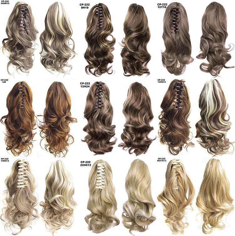 Long Wave Ponytail Wrap Around Ponytail Clip In Hair - Tucan Trading