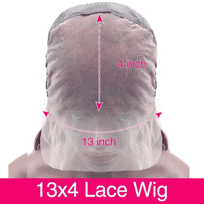 13x6 HD Lace Frontal 220% Density 99J Burgundy Human Hair Wig