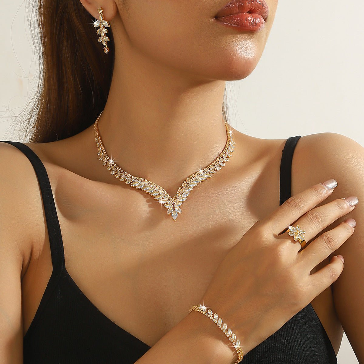 Creative High - End Crystal Zircon Womens Necklace - Tucan Trading