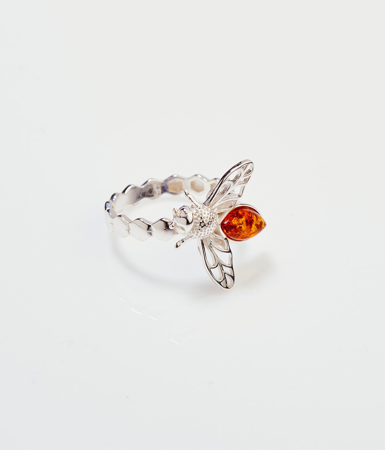 Amber Bee Ring - Tucan Trading