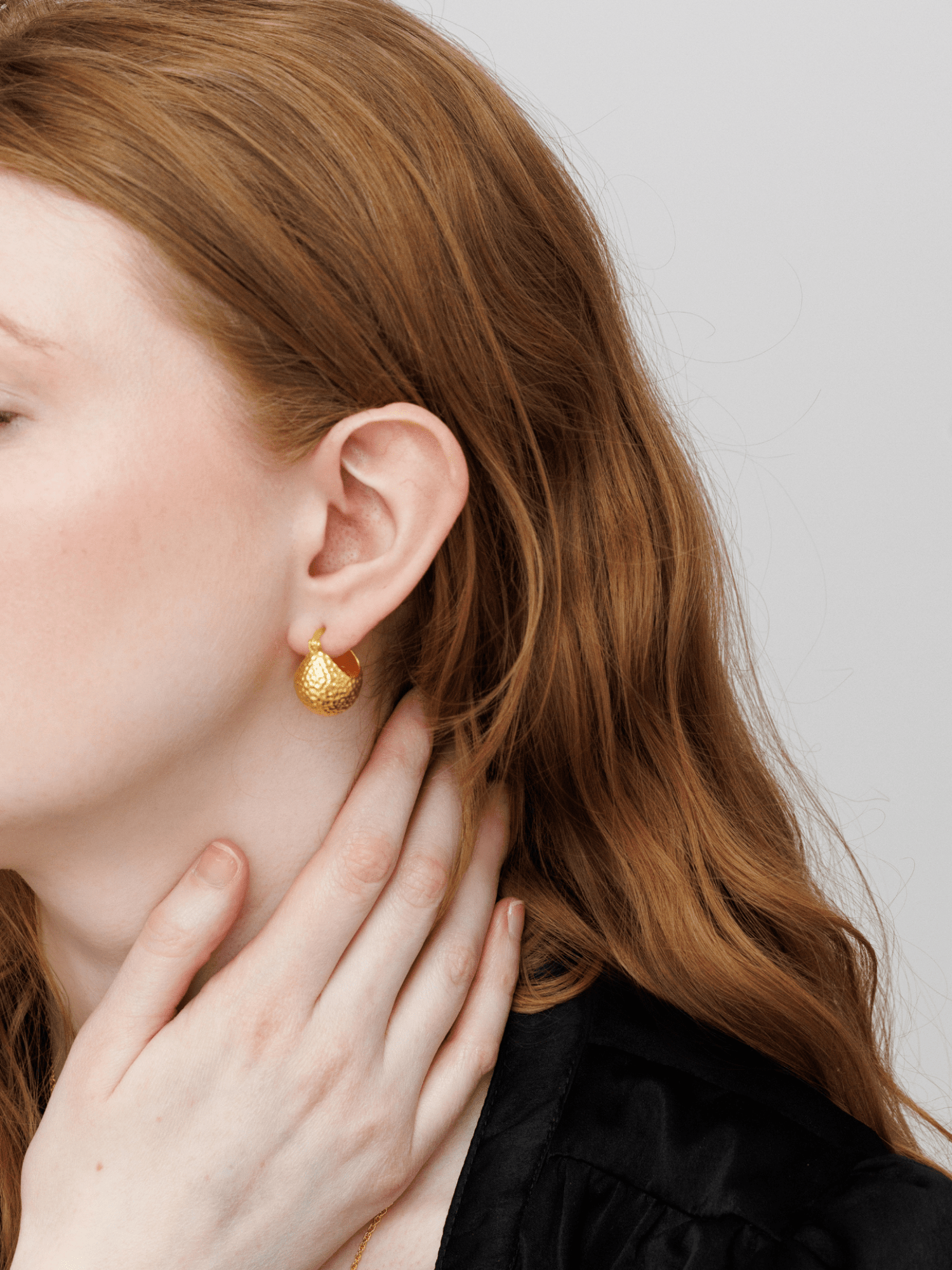 Gold Vermeil Hoop Earrings – Zadie | No More Nobody - Tucan Trading