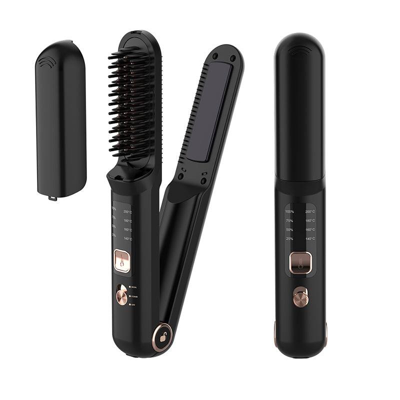 Wireless Professional Hair Straightener &amp; Comb
