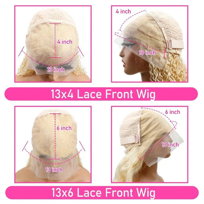  Raw Brazilian Straight Lace Frontal Wig Remy Human Hair