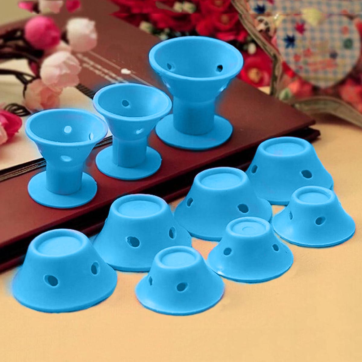 Soft Rubber Magic Hair Care Rollers - Tucan Trading